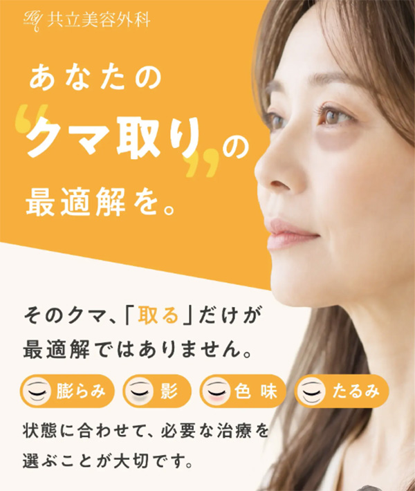 共立美容外科クマ取り26年5月
