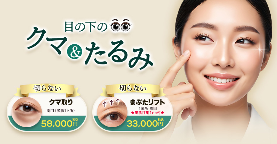 品川美容外科 クマ取り