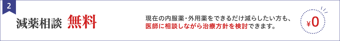 減薬相談 　無料